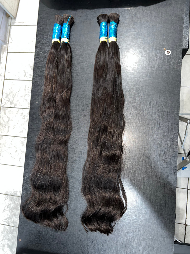 Promoção - 65 cm Leve ondulado castanho medio 100g