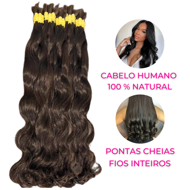 Cabelo Liso Ondulado Indiano