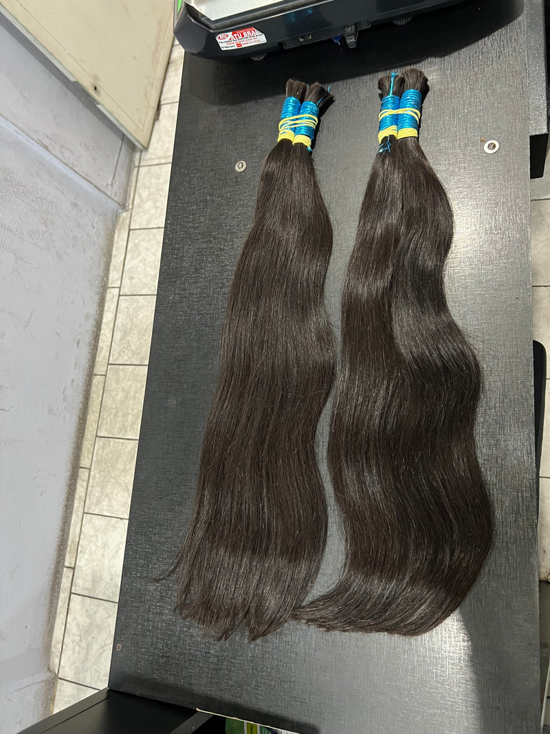 Promoção - 65 cm Leve ondulado castanho medio 100g